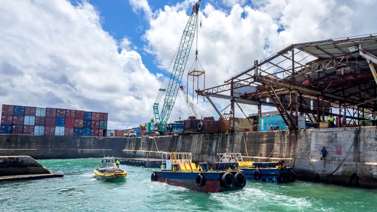 How innovation is helping to deliver a new port for Nauru}