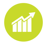 Bar chart arrow up Economics, Business and Management